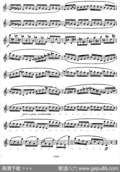 奇特克-萨克斯练习曲之18（ETUDYPROSAXOPHON-FRZITRK.op.3）