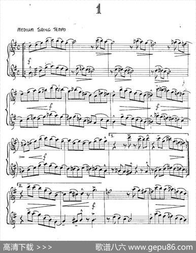 JazzConceptionForSaxophoneDuets-1（二重奏）