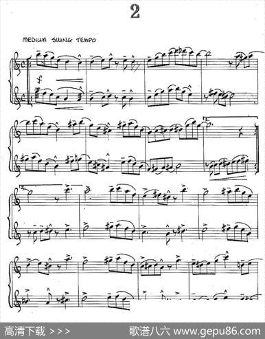 JazzConceptionForSaxophoneDuets-2（二重奏）