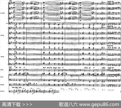 龙舌兰（爵士大乐队总分谱、总政军乐团演奏版）