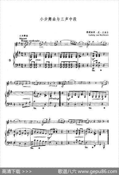 小步舞曲与三声中段