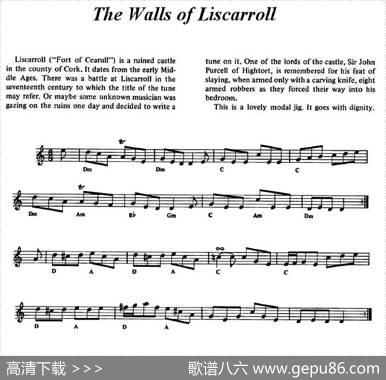 TheWallsofLiscarroll（爱尔兰民歌）