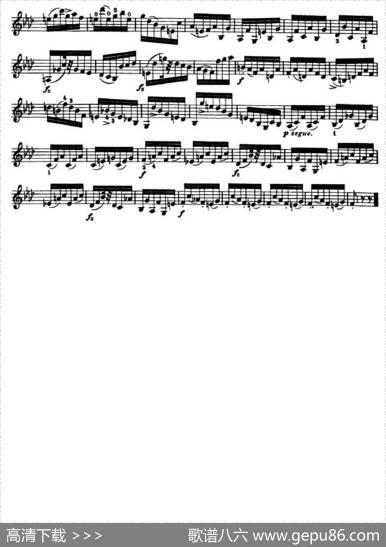 24首小提琴练习曲之18|罗德