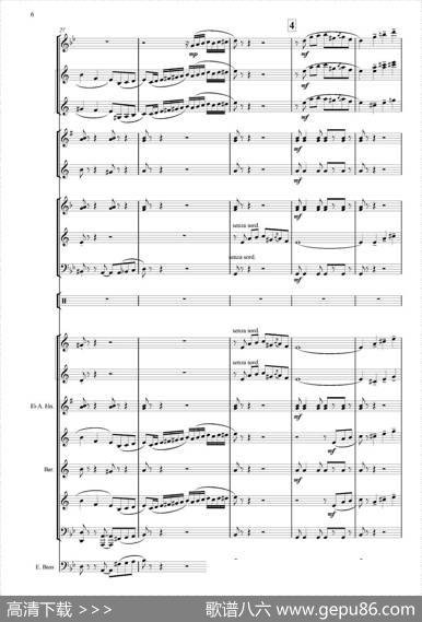 Черныеглаза（探戈舞曲）（合奏、俄罗斯原版谱）