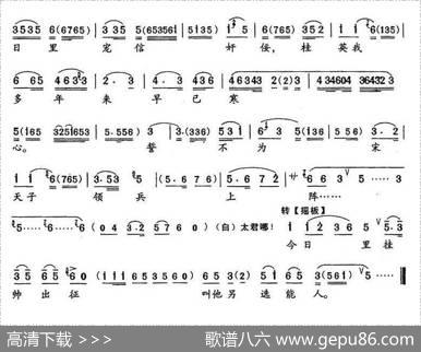 非是我临国难袖手不问（《穆桂英挂帅》穆桂英唱段）