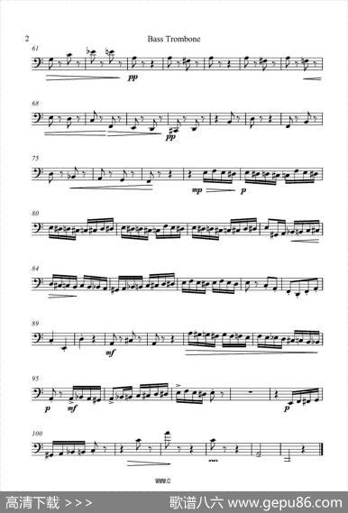 野蜂飞舞（低音长号）