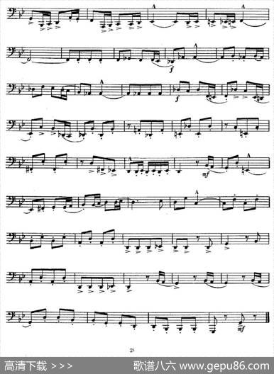 瓦西里耶夫24首大号练习曲集（1—6）