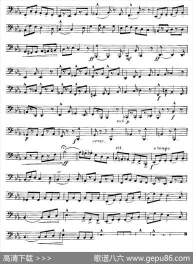 瓦西里耶夫24首大号练习曲集（7—12）