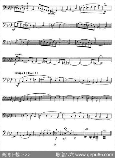 瓦西里耶夫24首大号练习曲集（7—12）