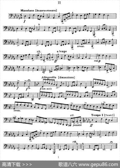 瓦西里耶夫24首大号练习曲集（7—12）