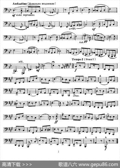 瓦西里耶夫24首大号练习曲集（13—18）