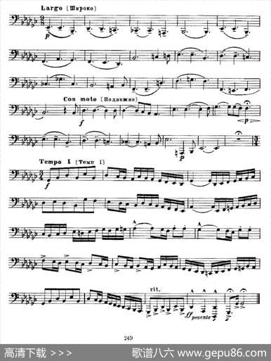 瓦西里耶夫24首大号练习曲集（13—18）