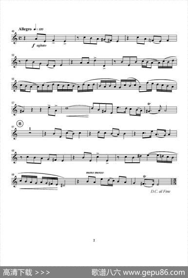 Piangerolasortemia（小号谱）|G.F.Handel