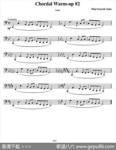 ChordalWarm-up-Tuba（大号练习教材选曲）