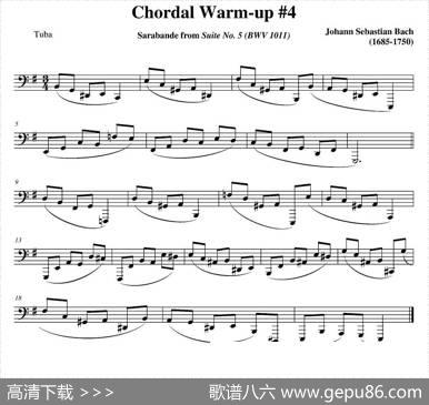ChordalWarm-up-Tuba（大号练习教材选曲）