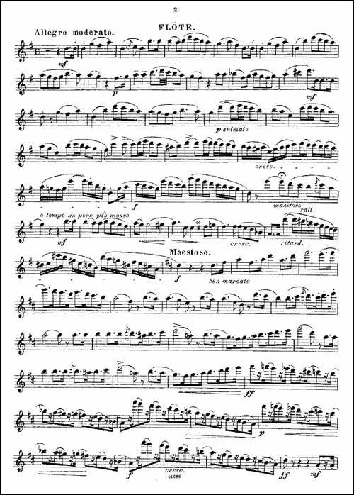 Opern-Transcriptionen.Op.45-2-长笛五线谱|长笛谱