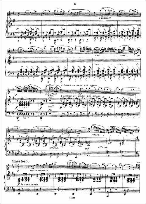 Opern-Transcriptionen.Op.45-2-长笛+钢琴伴-长笛五线谱|长笛谱