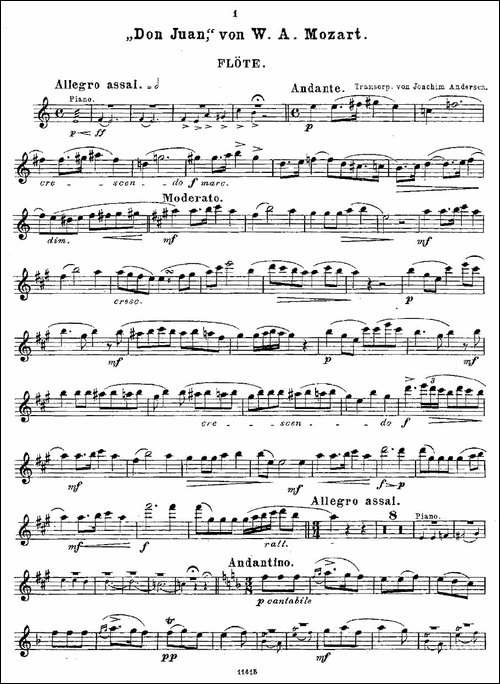 Opern-Transcriptionen.Op.45-5-长笛五线谱|长笛谱