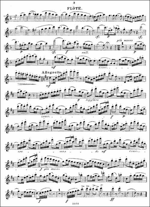 Opern-Transcriptionen.Op.45-8-长笛五线谱|长笛谱