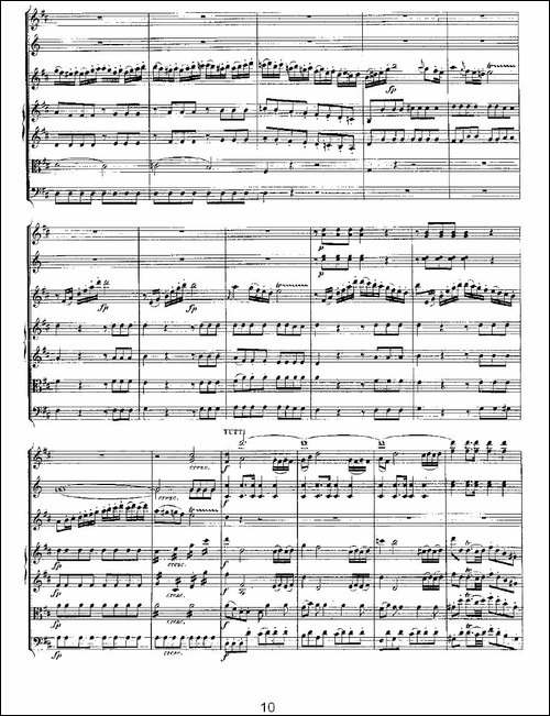 Concerto-in-D-for-Flute,-K.314-D大调长笛协-长笛五线谱|长笛谱