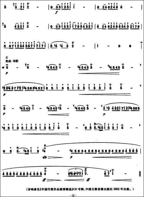 D大调长笛协奏曲第一乐章--笛箫简谱|笛箫谱