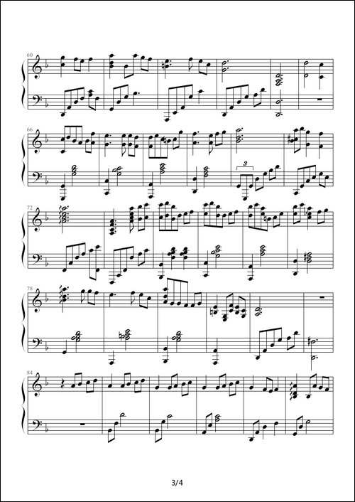 钢琴组曲《月》-钢琴谱