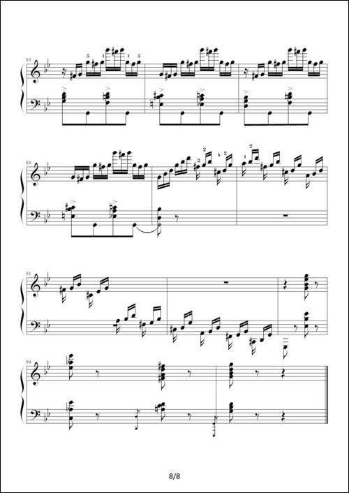 练习曲-Op.72 No.2-钢琴谱