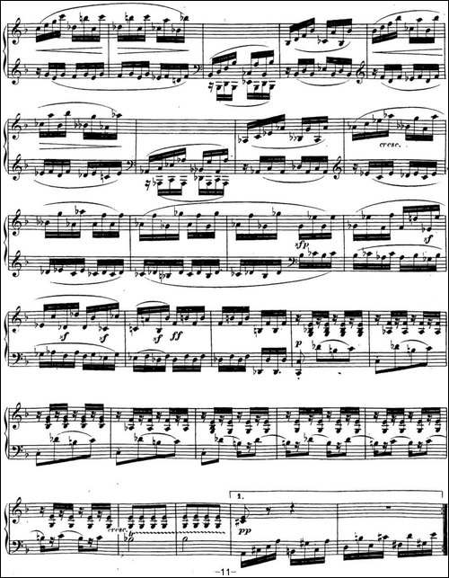 贝多芬钢琴奏鸣曲22 F大调 Op.54 F major-钢琴谱