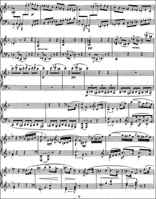 贝多芬钢琴奏鸣曲22 F大调 Op.54 F major-钢琴谱