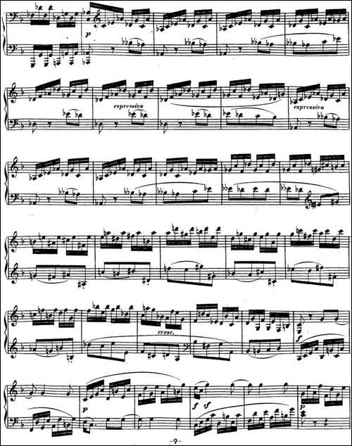 贝多芬钢琴奏鸣曲22 F大调 Op.54 F major-钢琴谱