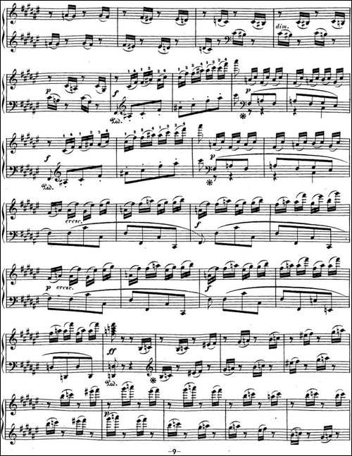 贝多芬钢琴奏鸣曲24 泰丽莎 升F大调 Op.78 F-sharp major-钢琴谱