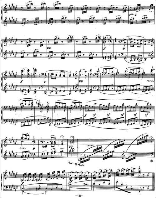 贝多芬钢琴奏鸣曲24 泰丽莎 升F大调 Op.78 F-sharp major-钢琴谱