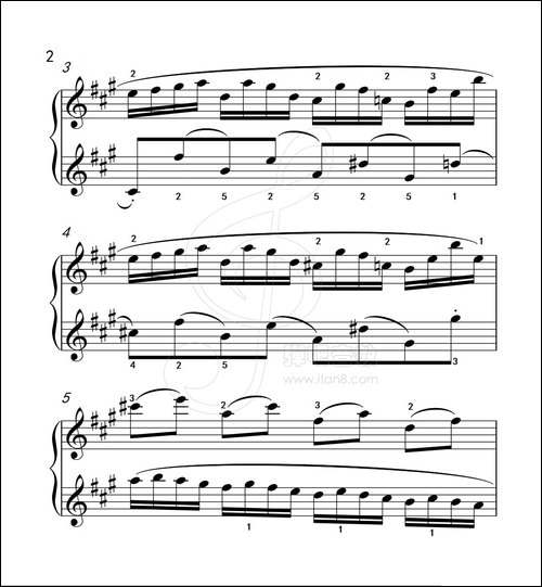 练习曲 40-克拉莫钢琴练习曲60首-钢琴谱