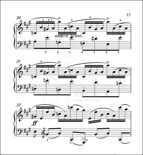 练习曲 40-克拉莫钢琴练习曲60首-钢琴谱