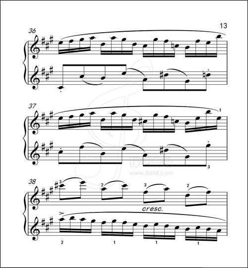 练习曲 40-克拉莫钢琴练习曲60首-钢琴谱