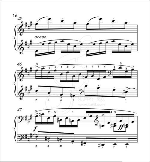 练习曲 40-克拉莫钢琴练习曲60首-钢琴谱