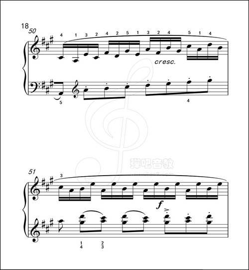 练习曲 40-克拉莫钢琴练习曲60首-钢琴谱