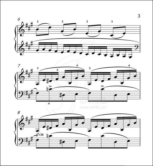 练习曲 40-克拉莫钢琴练习曲60首-钢琴谱