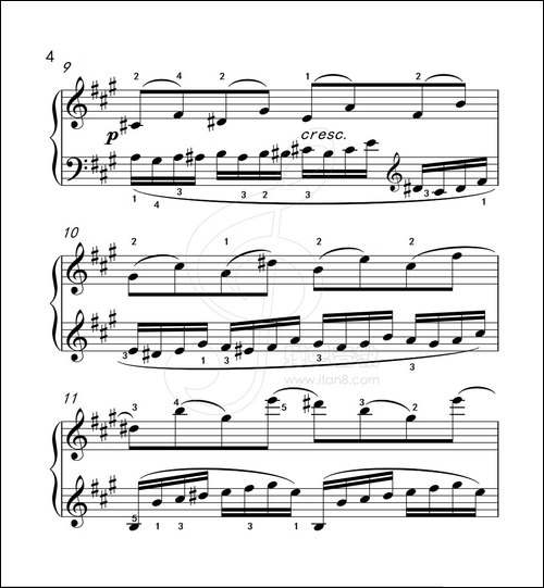 练习曲 40-克拉莫钢琴练习曲60首-钢琴谱