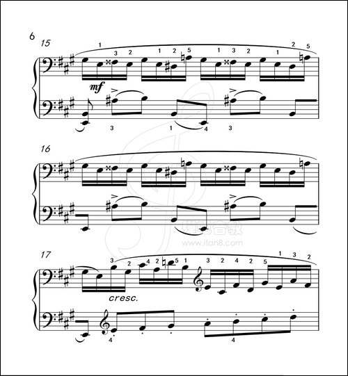 练习曲 40-克拉莫钢琴练习曲60首-钢琴谱
