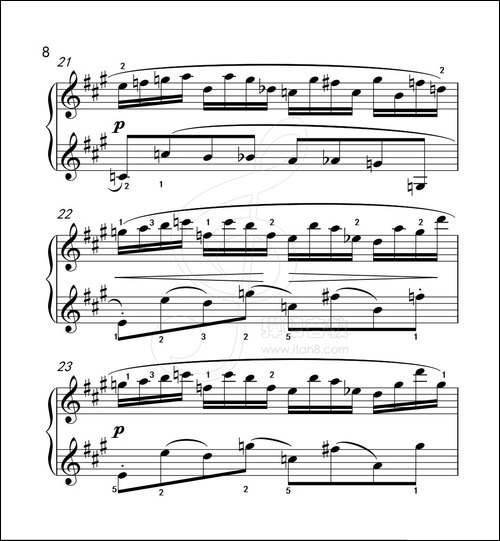 练习曲 40-克拉莫钢琴练习曲60首-钢琴谱