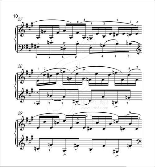 练习曲 40-克拉莫钢琴练习曲60首-钢琴谱