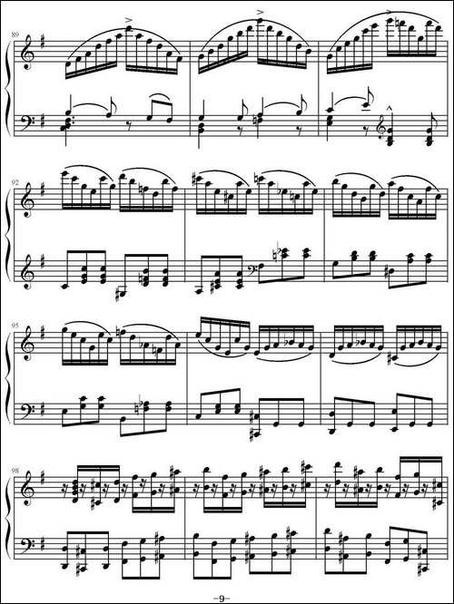 E大调回旋随想曲-门德尔松Op.14-钢琴谱