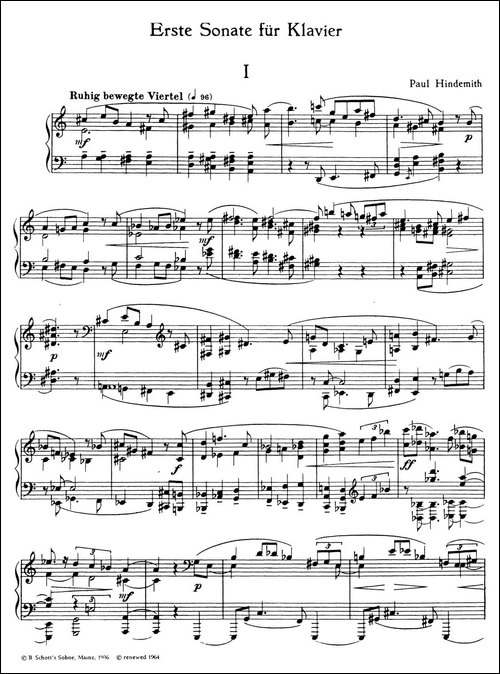 Piano Sonata No.1-第一钢琴奏鸣曲·Ⅰ-钢琴谱
