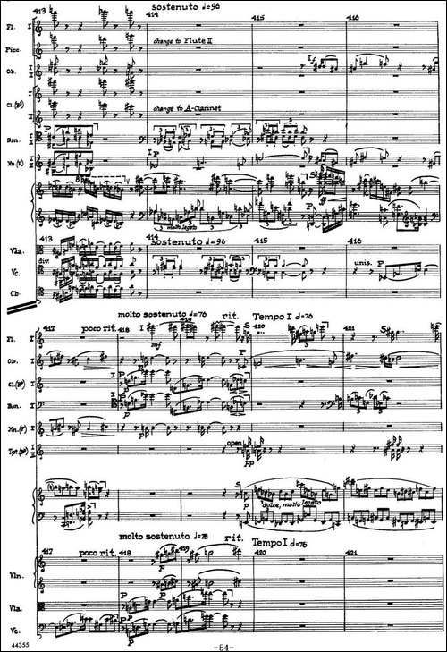 Piano Concerto Op.42-钢琴协奏曲总谱P35-66-钢琴谱