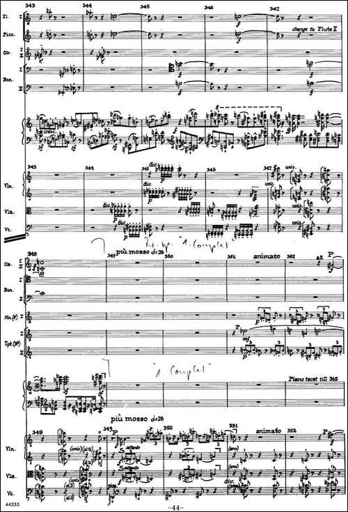 Piano Concerto Op.42-钢琴协奏曲总谱P35-66-钢琴谱