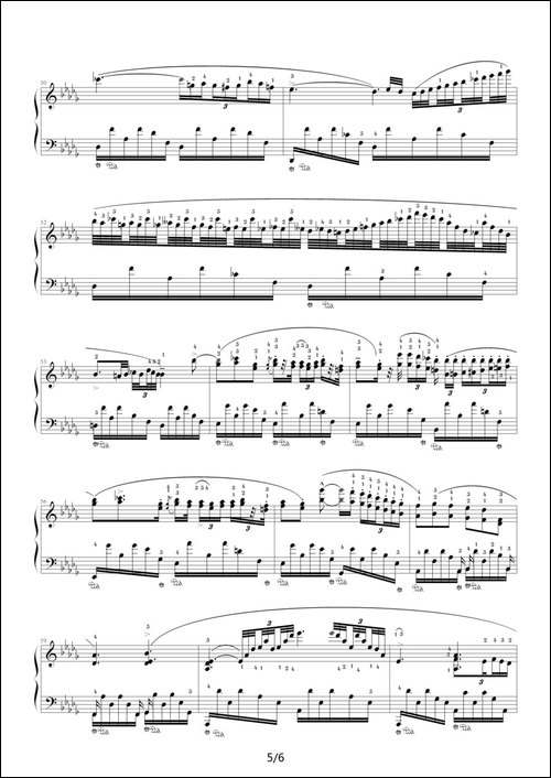 降D大调夜曲，Op.27,No.2-肖邦第8号夜曲-钢琴谱