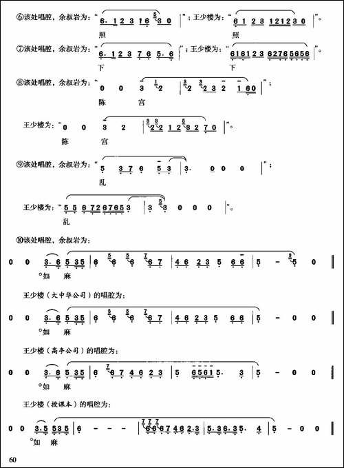 捉放曹-选自《王少楼唱腔集》-京剧唱谱