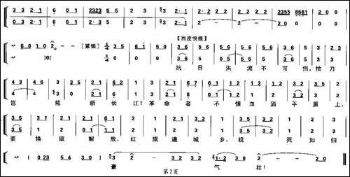 哪里有人民哪里就有赵勇刚-《平原作战》李胜唱段、琴谱-京剧唱谱