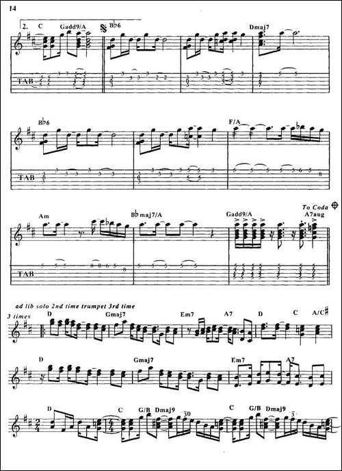 tommy-emmanuel：JACARANDA-指弹吉他-吉他谱